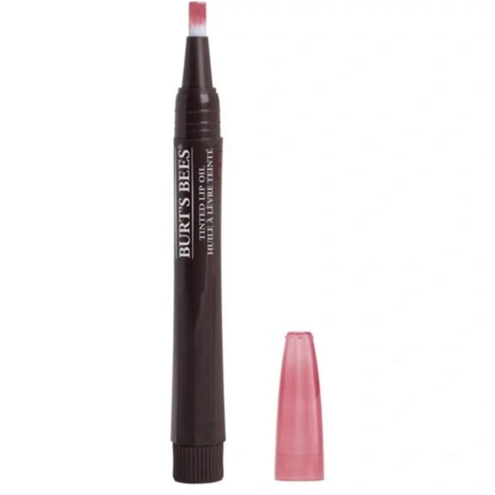 💎 Burt's Bees 100% Natural Moisturizing Tinted Lip Oil Misted Plum Full-Size
